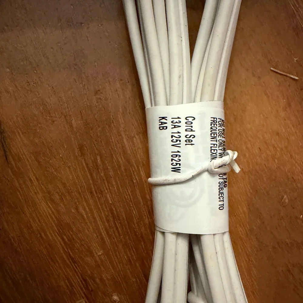 White Power Extension Cord